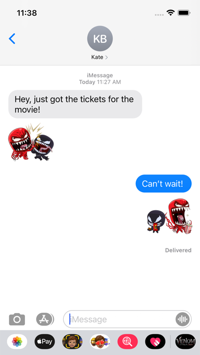 Venom Movie Stickers screenshot 2