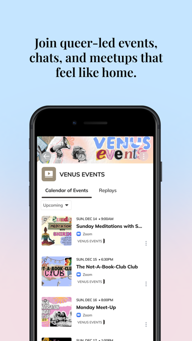 VENUS: Community screenshot 1