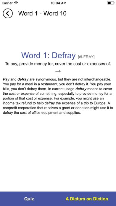 Verbal Advantage - Level 3 screenshot 4