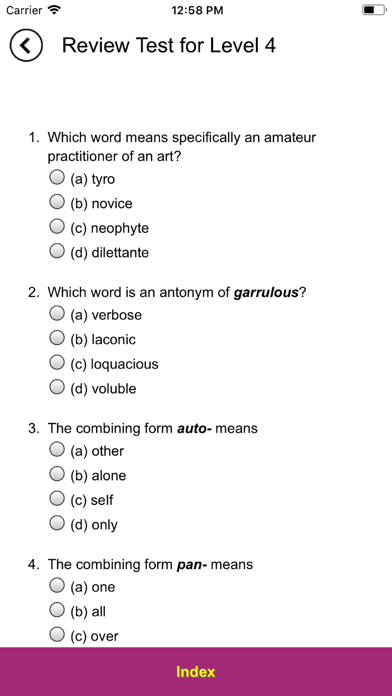 Verbal Advantage - Level 4 screenshot 2