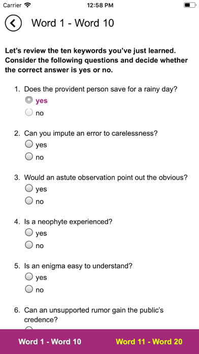 Verbal Advantage - Level 4 screenshot 3