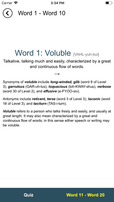 Verbal Advantage - Level 5 screenshot 4