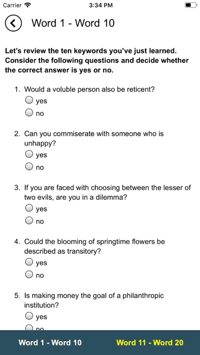 Verbal Advantage - Level 5 screenshot 3