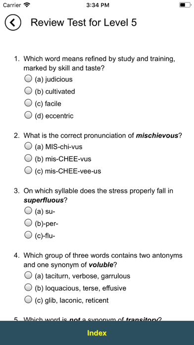 Verbal Advantage - Level 5 screenshot 2