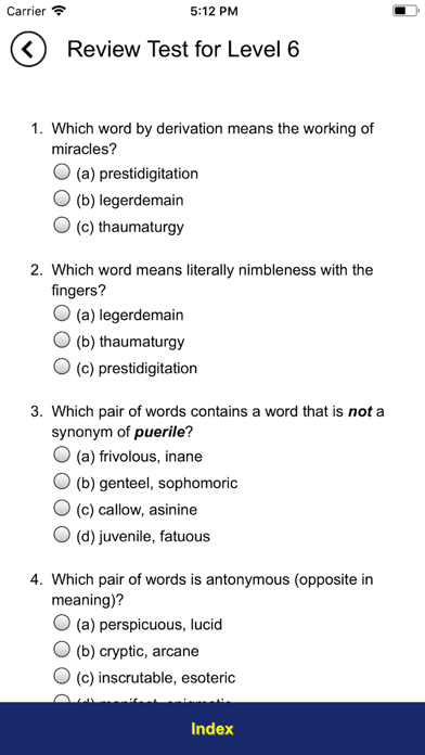 Verbal Advantage - Level 6 screenshot 2