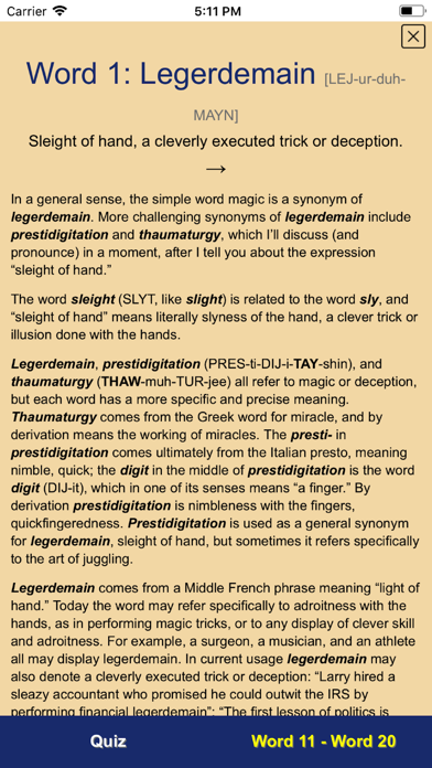 Verbal Advantage - Level 6 screenshot 4
