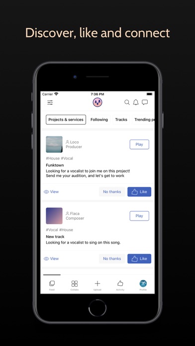 VERCE - Music collaboration screenshot 6