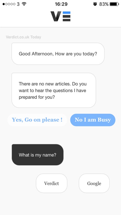 Verdict App screenshot 2