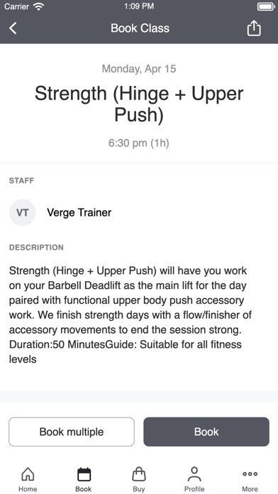 Verge Training screenshot 1