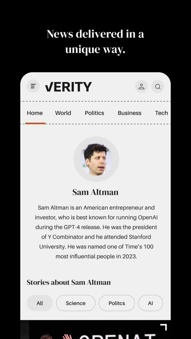Verity News screenshot 1