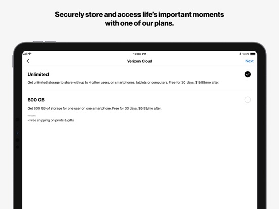 Verizon Cloud screenshot 1
