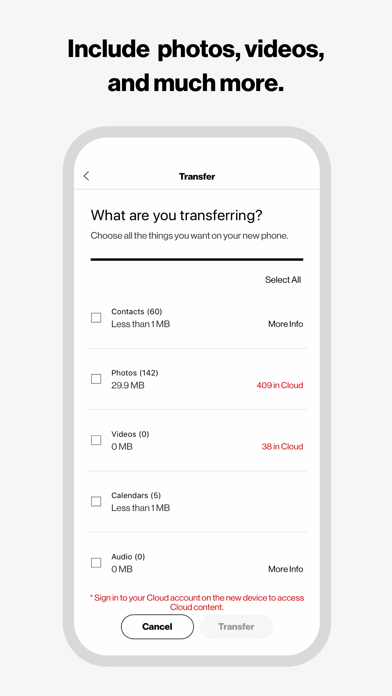 Verizon Content-Transfer screenshot 2