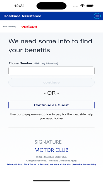 Verizon Roadside Assistance screenshot 6