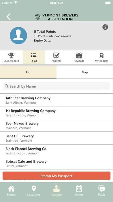 Vermont Brewery Challenge screenshot 1