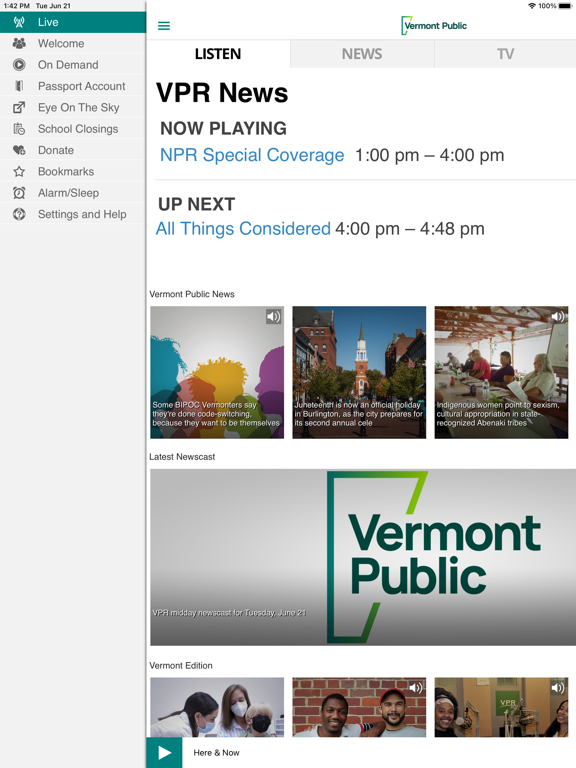 Vermont Public screenshot 4