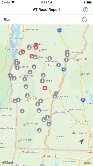 Vermont Road Report screenshot 3