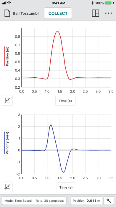 Vernier Graphical Analysis screenshot 5