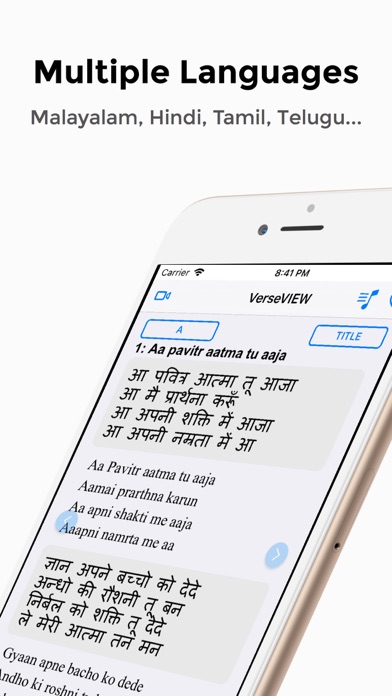VerseVIEW Songbook screenshot 1