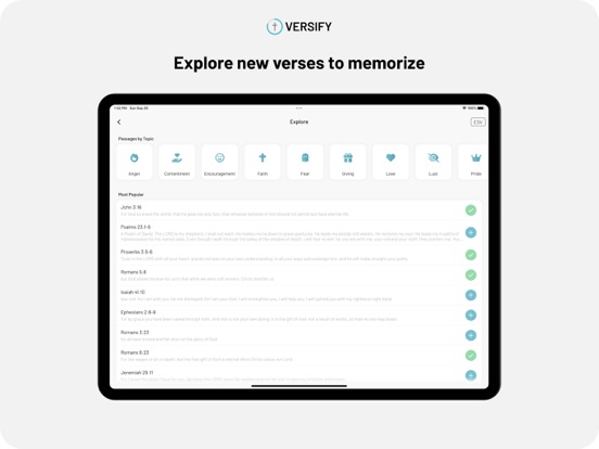 Versify App screenshot 1