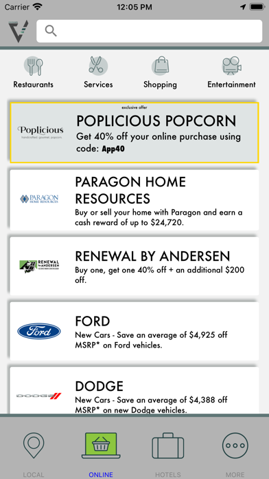 Vertical Discounts screenshot 1