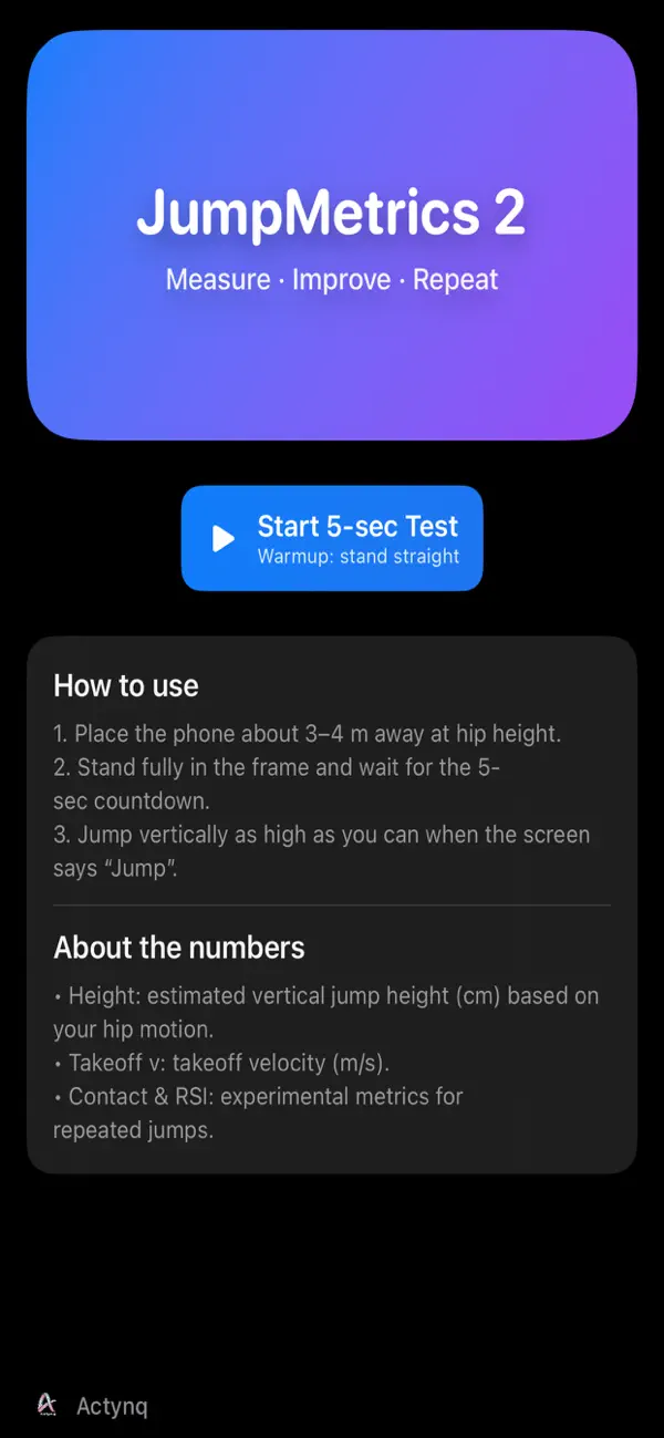 VerticalJumpTest screenshot 6