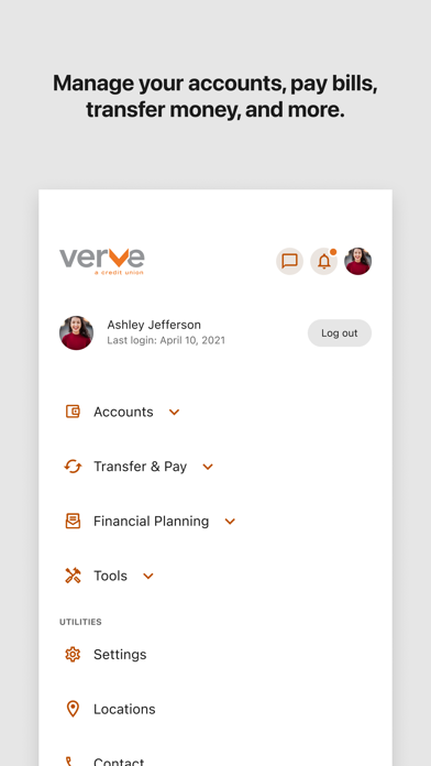 Verve Mobile screenshot 1