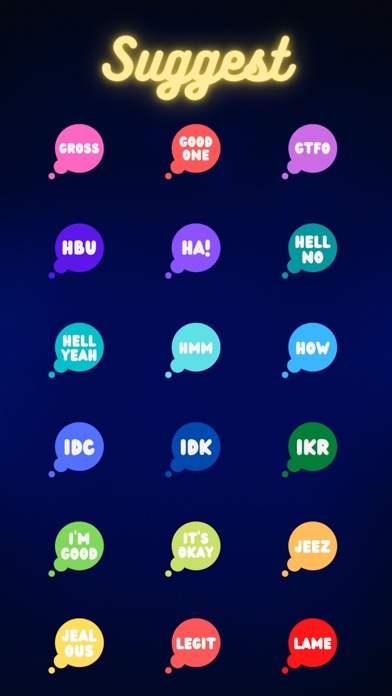 Very Necessary Reactions Color screenshot 3
