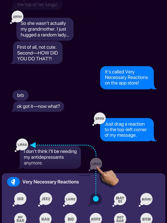 Very Necessary Reactions! screenshot 3