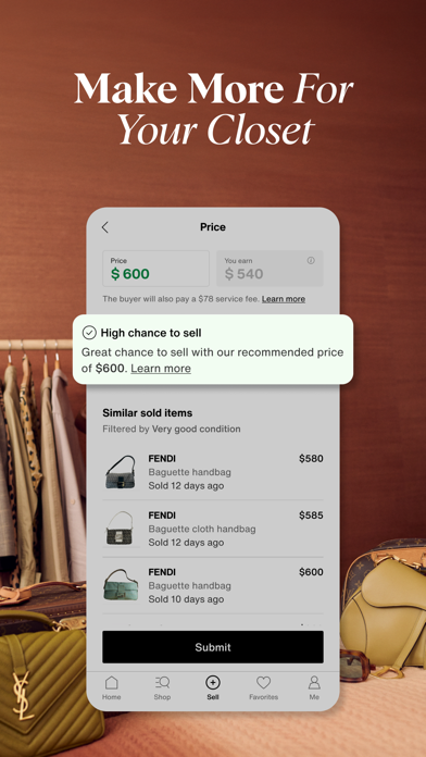 Vestiaire Collective: Buy+Sell screenshot 1
