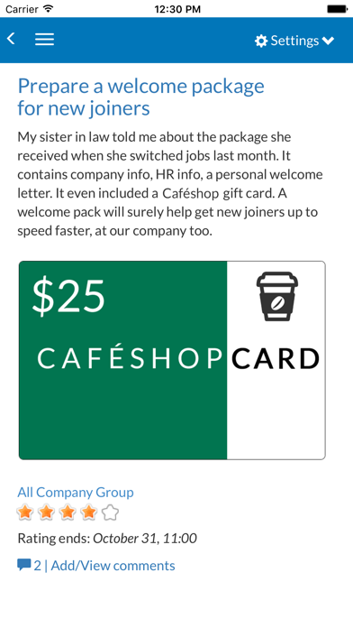 Vetter Employee Suggestion Box tool screenshot 3