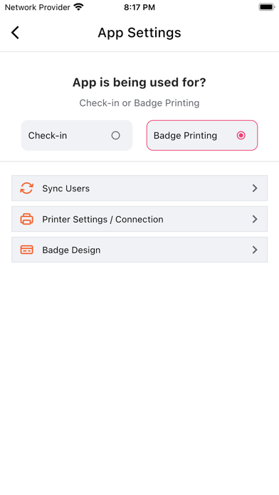 vFairs Badge Printing screenshot 3