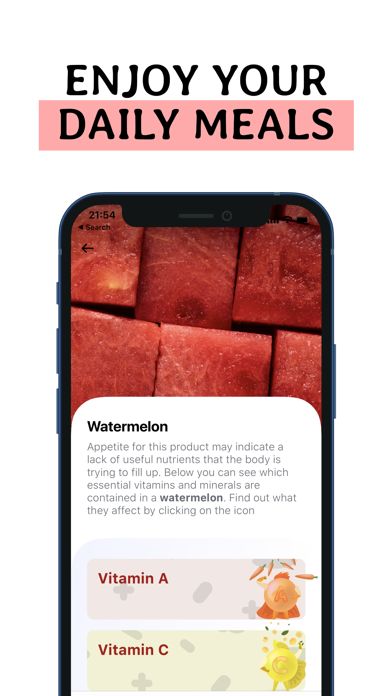 VHero: Vitamin Tracker, Meals screenshot 2