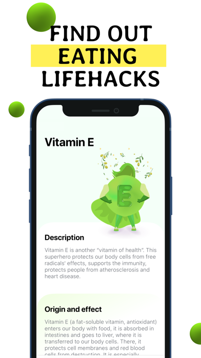 VHero: Vitamin Tracker, Meals screenshot 4