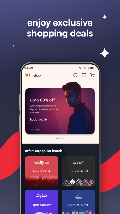 Vi: Recharge, Payments & Games screenshot 2