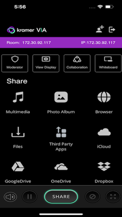 VIA App screenshot 1
