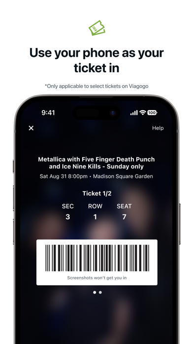 viagogo Tickets screenshot 1