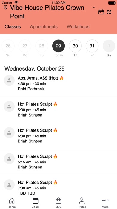 Vibe House Pilates screenshot 2
