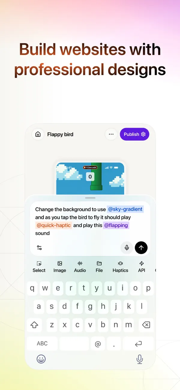 Vibecode - Website Builder screenshot 4