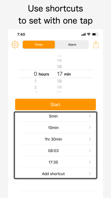 Viberation Alarm screenshot 2