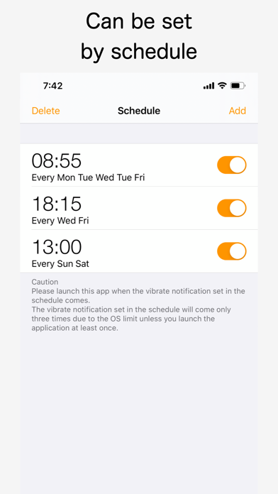 Viberation Alarm screenshot 3