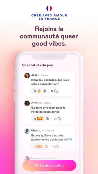 Vibes, LGBTQ friends & dates screenshot 1