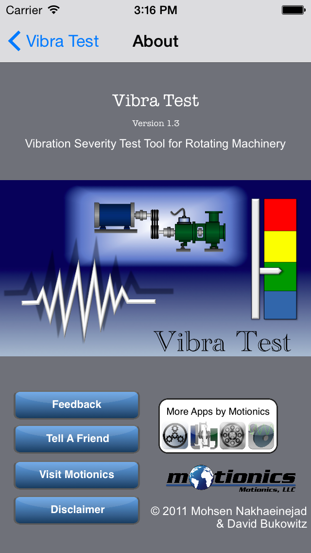 Vibra Test screenshot 1
