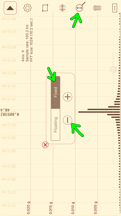Vibration analysis screenshot 2