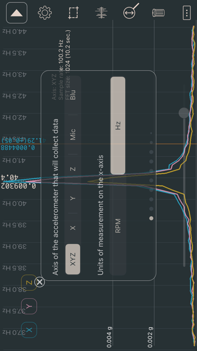 Vibration analysis screenshot 3