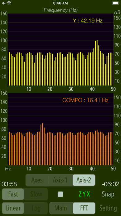 Vibroscope screenshot 2