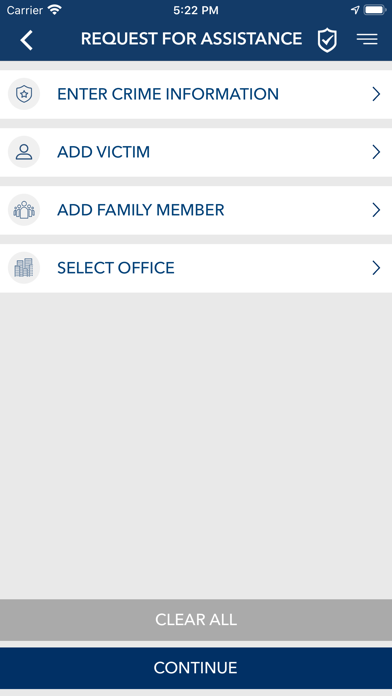 Victim Assistance Program screenshot 5