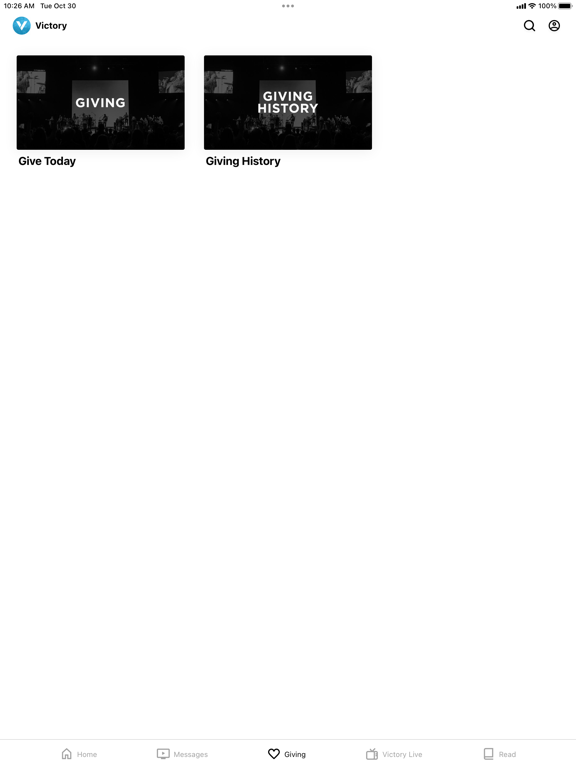 Victory App screenshot 2