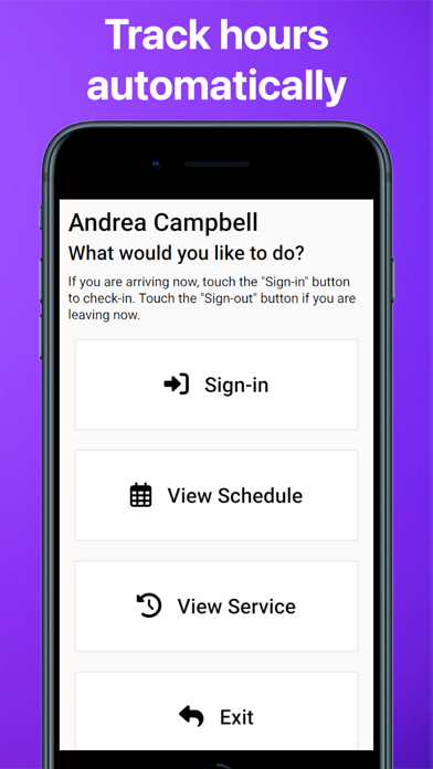 VicTouch - On-Site Time Clock screenshot 1