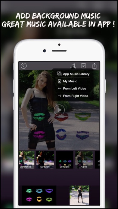 Video Blender Free : Blend any two videos or movie clips together instantly! screenshot 1