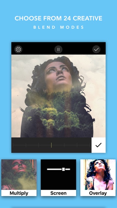Video BlendEr -Free Double ExpoSure EditOr SuperImpose Live EffectS and OverLap MovieS screenshot 4